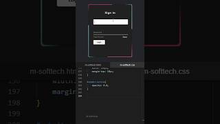 login page design #coding​ #javascript​ #html​ #css​ #programming​ #python​ #webdesign​ #shorts​