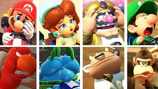 Mario Kart World - All Character Losing Animations