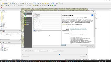QGIS Time Manager plugin - Uw lagen animeren