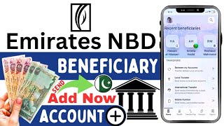 How to Add Beneficiary Account on Emirates NBD Bank Mobile App screenshot 2