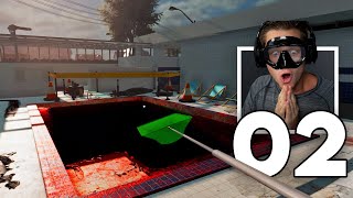 Pool Cleaning Simulator - Part 2 - Sanitizing a Brutal Murder Scene