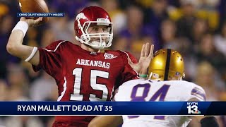 Former Arkansas quarterback Ryan Mallett dies in apparent drowning in Destin