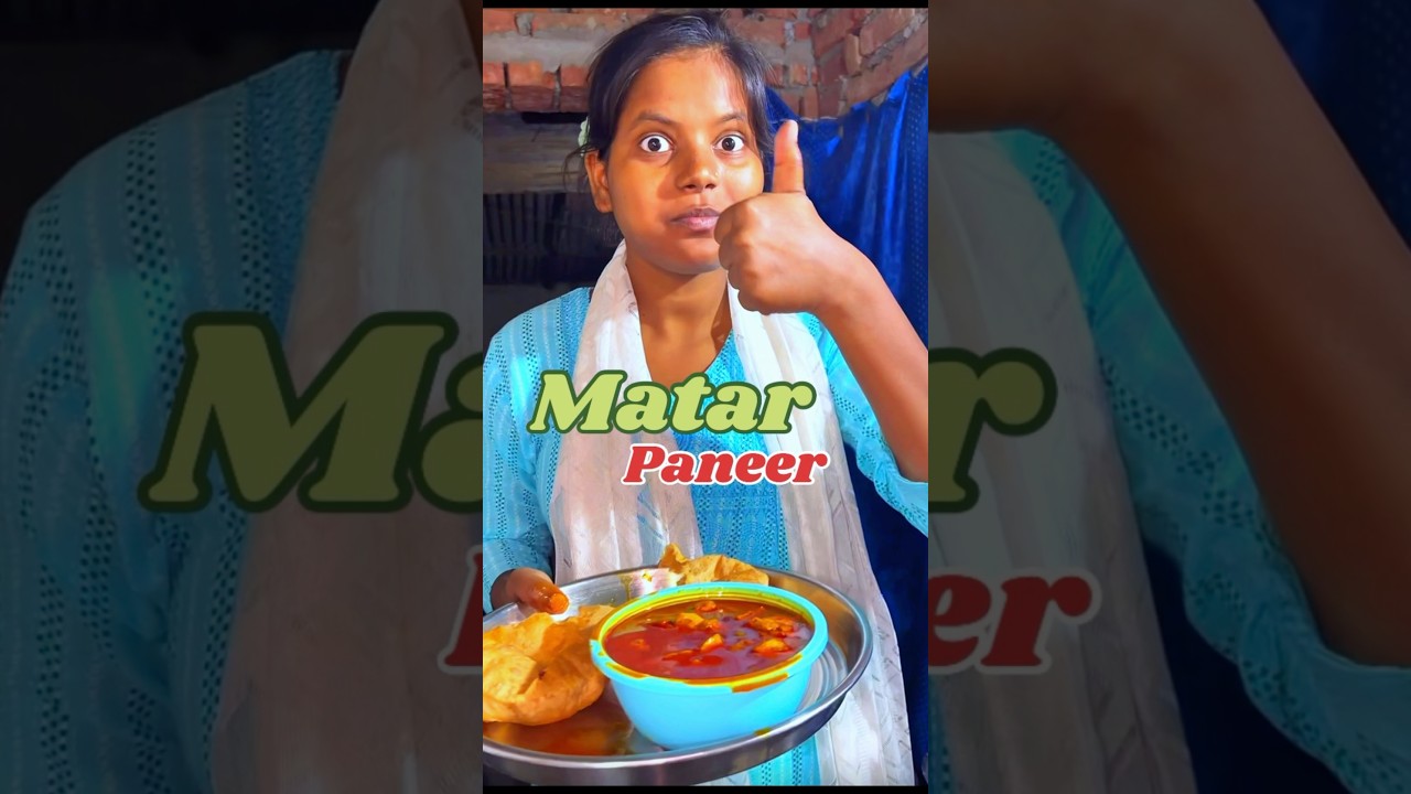 Aate hi mummy ne mummy ne matar paneer ka order de 😋