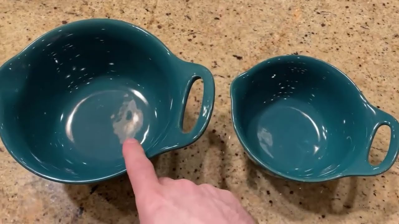 Rachael Ray Ceramics Nesting Mixing Bowl Set Review, Gorgeous color, beautiful glazing, nice sizes…v
