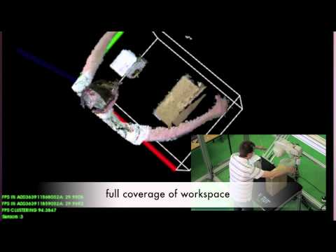 Fusing multiple Kinects to survey shared Human-Robot-Workspaces (Part 1)