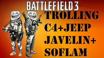 Battlefield 3 Trolling with C4,Javelin,Soflam