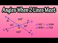 Angles Created When 2 Lines Meet Or Cross - What Are And Properties Of Vertical Angles Explained