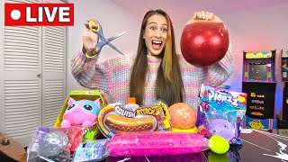 LIVE: MIJN HELE SLIJM SQUISHIE COLLECTIE OPEN KNIPPEN! || Slime Sunday