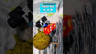 Cars vs Giant Lava Pit – BeamNG.drive #42 #beamng #shorts #beamngdrive #car #usa #viral #india