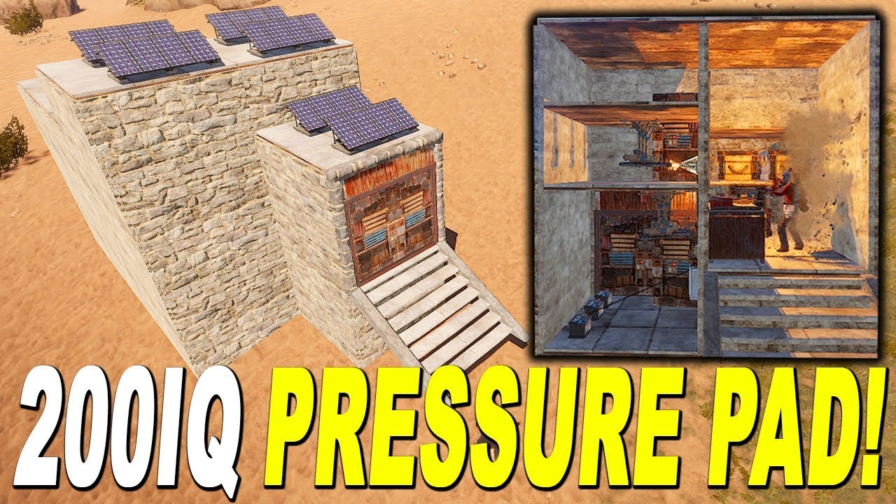 200IQ PRESSURE PAD TRAP BASE! ELECTRICITY TRAP Rust Trap Base