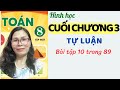 Toán 8 - Giải bài tập 10 trang 89 hình học cuối chương 3