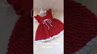 Natal chegando e olha só esse vestido de crochê 😱😍 #gratidaosenhor #natal #croche #cutebaby #baby