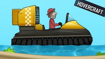Hilll Climb Racing Mobile Gameplay Walkthrough Part-#22 ~ Hovercraft Vehicle (android ios)