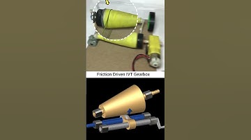 Friction Driven IVT Gearbox ✅ #working #mechanical #principal #3ddesign #solidworks #cvt #cad #3d