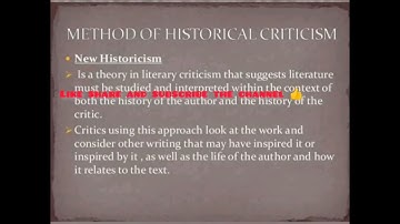 what is" Historical Criticism" in English Literature 🤞🤞 #education #assignments #literature