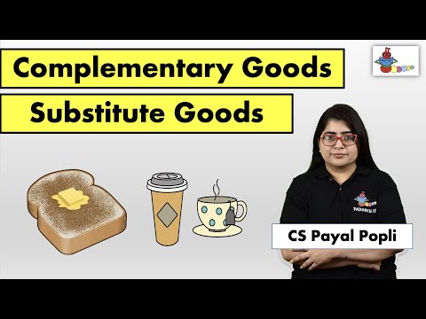 What are differences between SUBSTITUTE & COMPLEMENTARY GOODS? | Substitute vs. Complementary Goods.