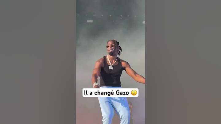 Il a changé Gazo 😲