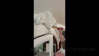 China Cabinet Makeover with Mineral Paint and Stain/DIY Tutorial