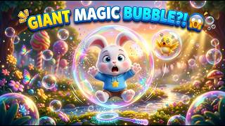 Tiny Bunny Got Trapped in a GIANT Bubble! 🫧😱