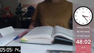 26.04.24一起讀書study with me /estudia conmigo/study broadcast/ 讀書直播/ medicine/中醫學生
