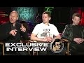 Patrick Stewart, Jeremy Saulnier & Anton Yelchin GREEN ROOM Exclusive Interview (JoBlo.com)