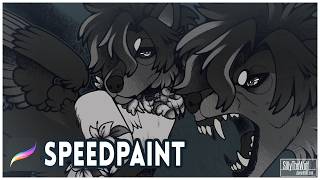 Drawing Graves Sketch Page | AP | Procreate Speedpaint | Wolf OC