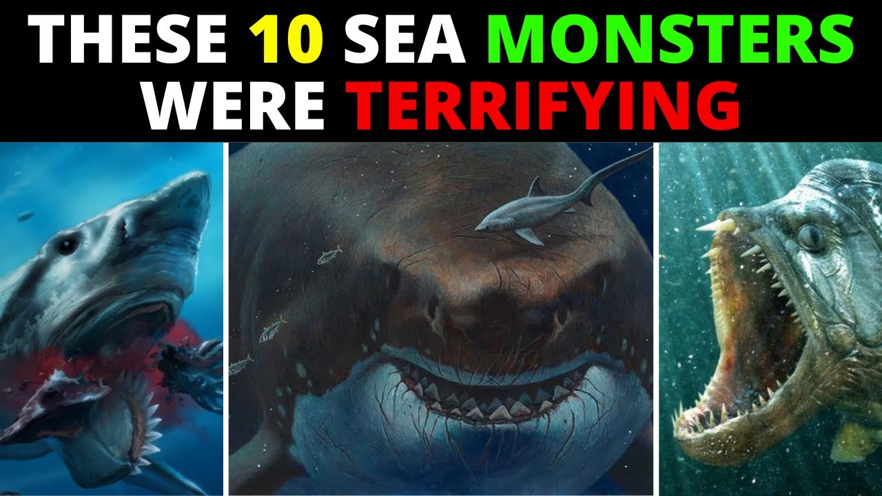 TOP 10 Most Terrifying Sea Monsters Of All Time! - YouTube