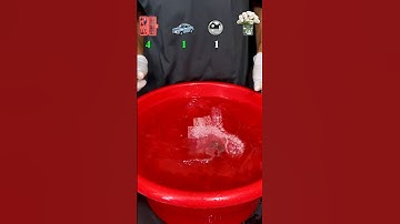 How Many Sheets Can Float on Water Without Sinking? #asmr #ytshorts #shorts