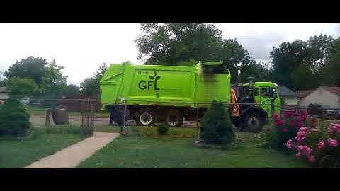 EX Advanced Disposal GFL Environmental Peterbilt 520 Heil Durapack Python