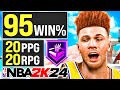 THE TRUE 7&#39;0 DEMIGOD CENTER BUILD OF NBA 2K24..