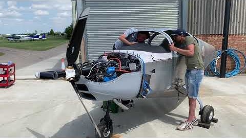 Sling TSi First engine start - Rotax 915iS