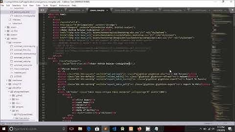 tutorial membuat aplikasi input data export pdf menggunakan CodeIgniter