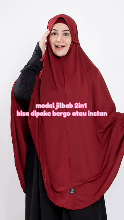 Jilbab Bergo Syari jumbo bahan jersey cocok dipakai ibadah Haji #bajuyuli