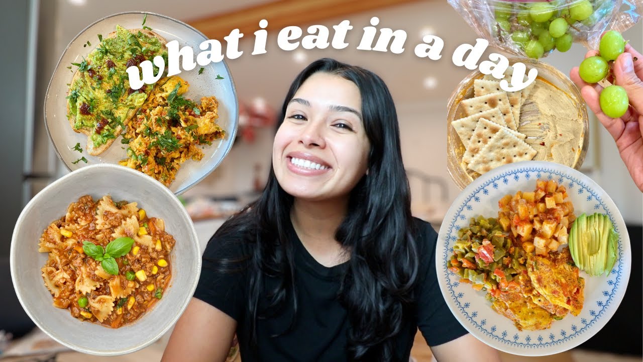 What I Eat in a Day simple & easy vegan meals YouTube
