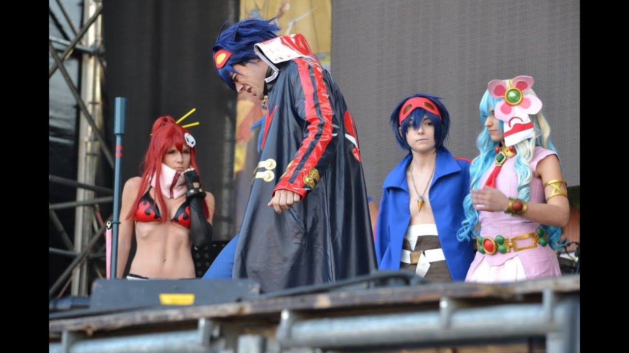 Occhiali Cosplay Tengen Toppa Gurren-Lagann Anime Giapponese - Accessorio Moda Per Feste, Carnevale, Eventi
