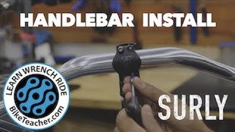 Surly Handlebar Install on a treadless steerer tube. So no quill stem.