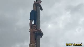 Panjat Pinang 17 Agustus Simalungun Karang Sari Di Hebohkan Celana Melorot