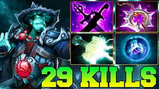 29 Kills Storm Spirit Monster Gameplay Dota 2 !! Storm Spirit Pro Mid Lane Gameplay Guide Build 7.41