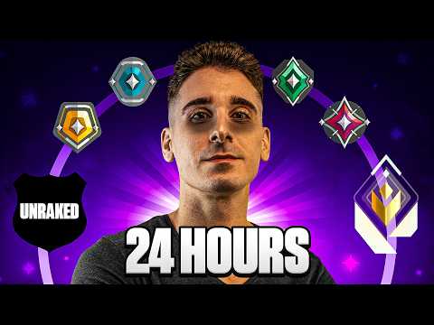 From UNRANKED To RADIANT In JUST 24 Hours Valorant 