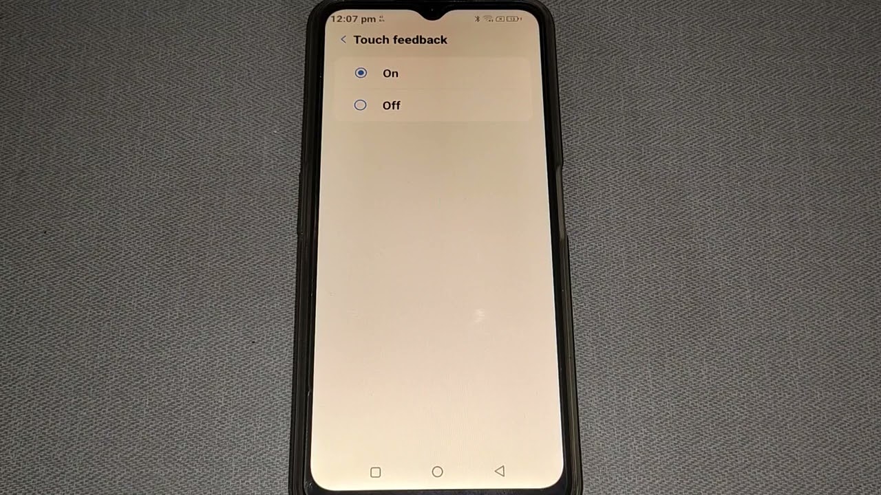 Moto E20 me touch feedback on off kaise kare, Moto E20 accessibility setting