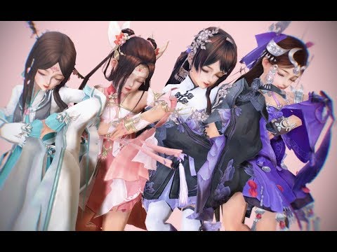 【剑三MMD】雪河奶妈小姐姐组Piano Lesson
