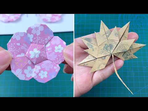 Easy Origami Flower Craft For Kids