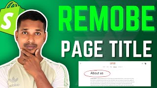 How To Remove Page Title In Shopify ✅ Shopify Store Design screenshot 5