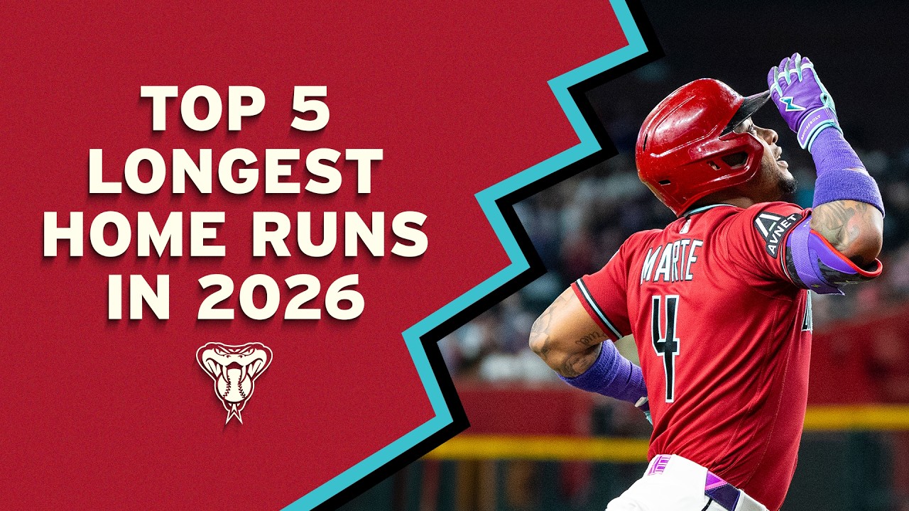 Top 5 Longest Home Runs in 2026 | Arizona Diamondbacks