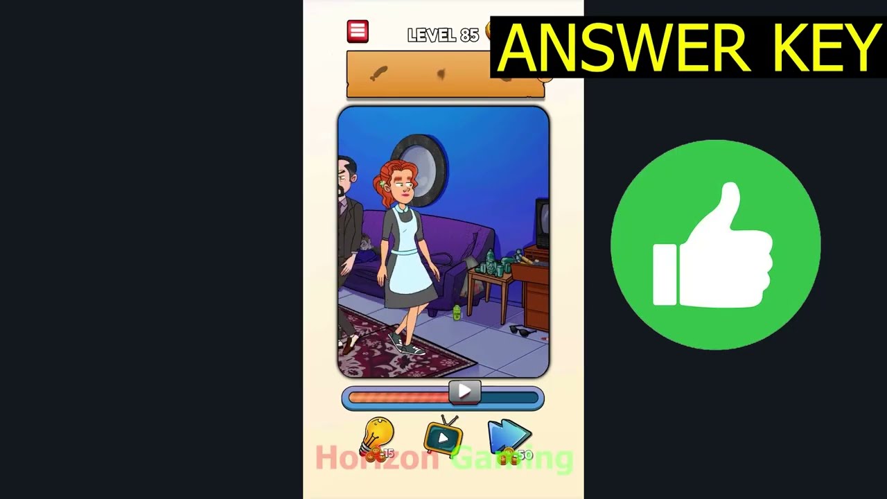 Flashback Tricky Fun Riddles LEVEL 85 Help her clean - Gameplay Walkthrough Android IOS