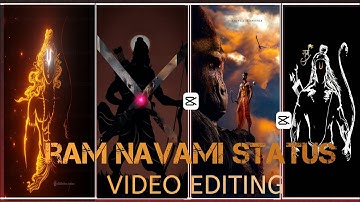 Ram navami status video editing Ram navami status 2023 | Ram navami status tutorial Just One Click 🔥