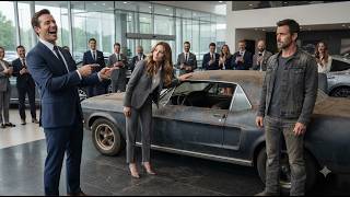 The Luxury Dealer Mocked the Single Dad’s Old Car—Until the CEO Asked Who Had Built It