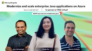 Modernize and scale enterprise Java applications on Azure | BRK147