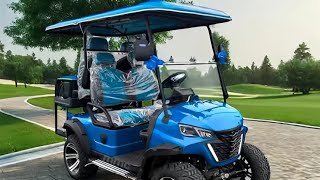 Golf Car Off Road Electric Golf Cart Comfortable Beach Buggy Aluminum Metal Sightseeing Vehicle