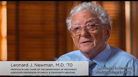NYMC Honors Leonard J. Newman, M.D. 70, at the 202...